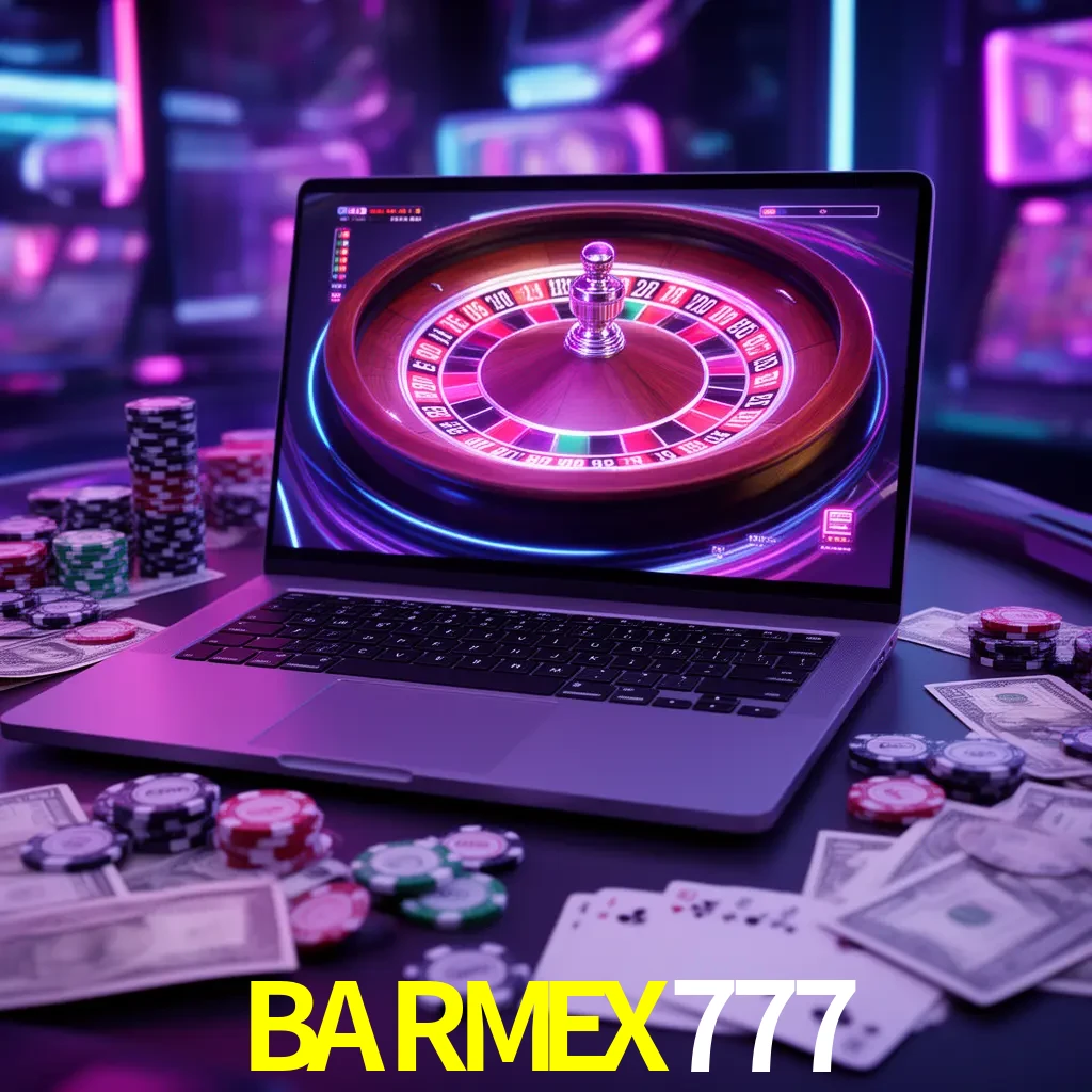 Centro móvil BARMEX777 con casino, cajero, bonos, app y acceso de cuenta para México